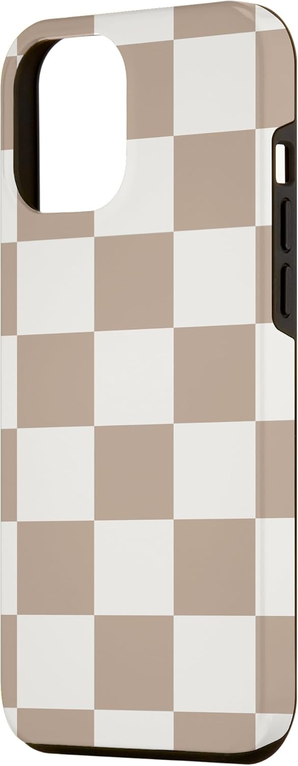 Etui na iPhone'a 15 Pro Max w kolorze beżowym, klasyczny wzór w kratkę 2 Etui na iPhone'a 15 Pro Max w kolorze beżowym, klasyczny wzór w kratkę - obrazek 2