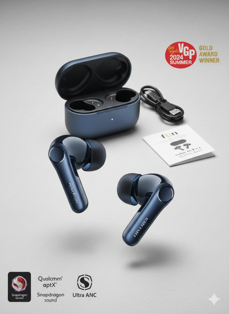 Fantastyczne Zakupy 9 Najnowocześniejsze słuchawki TWS z certyfikatem Snapdragon Sound i Hi-Res Audio. Wyposażone w zaawansowaną hybrydową redukcję szumów (Ultra ANC), obsługę kodeków aptX Lossless i LDAC oraz rekordowy czas pracy do 52 godzin. Idealny wybór dla audiofilów i osób szukających krystalicznie czystych połączeń dzięki 6 mikrofonom z AI.