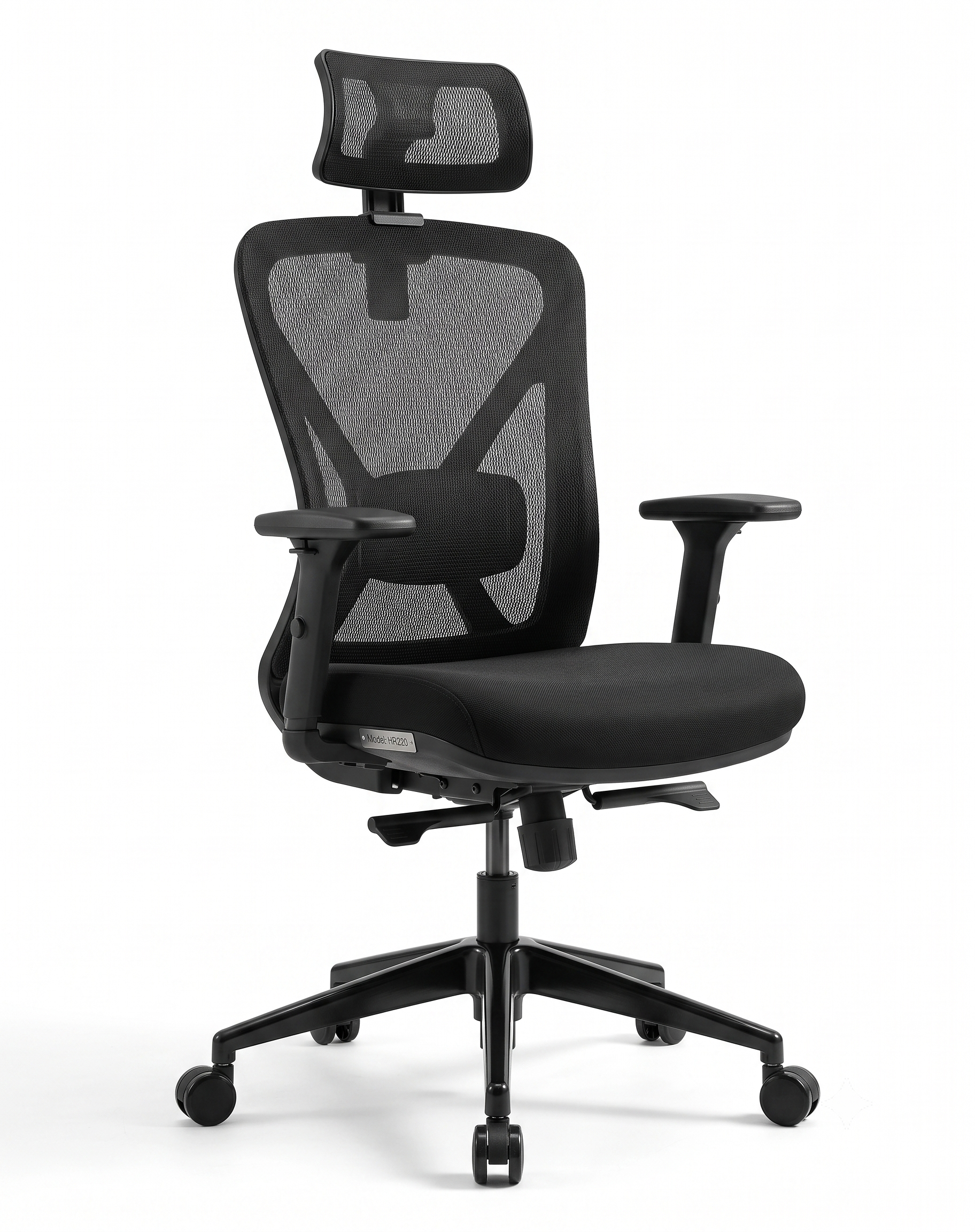 Ergonomiczny Fotel Biurowy Obrotowy HR220 – Mikrosiatka, Regulowany Zagłówek i Podparcie Lędźwiowe 1 Ergonomiczny Fotel Biurowy Obrotowy HR220 – Mikrosiatka, Regulowany Zagłówek i Podparcie Lędźwiowe