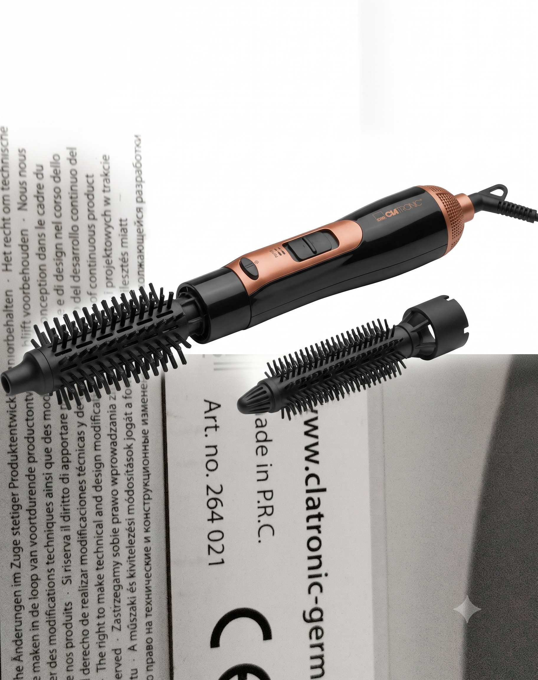 Lokówko-suszarka wielofunkcyjna Clatronic AS 3818 | 3w1 800W z zimnym nawiewem 1 Lokówko-suszarka wielofunkcyjna Clatronic AS 3818 | 3w1 800W z zimnym nawiewem