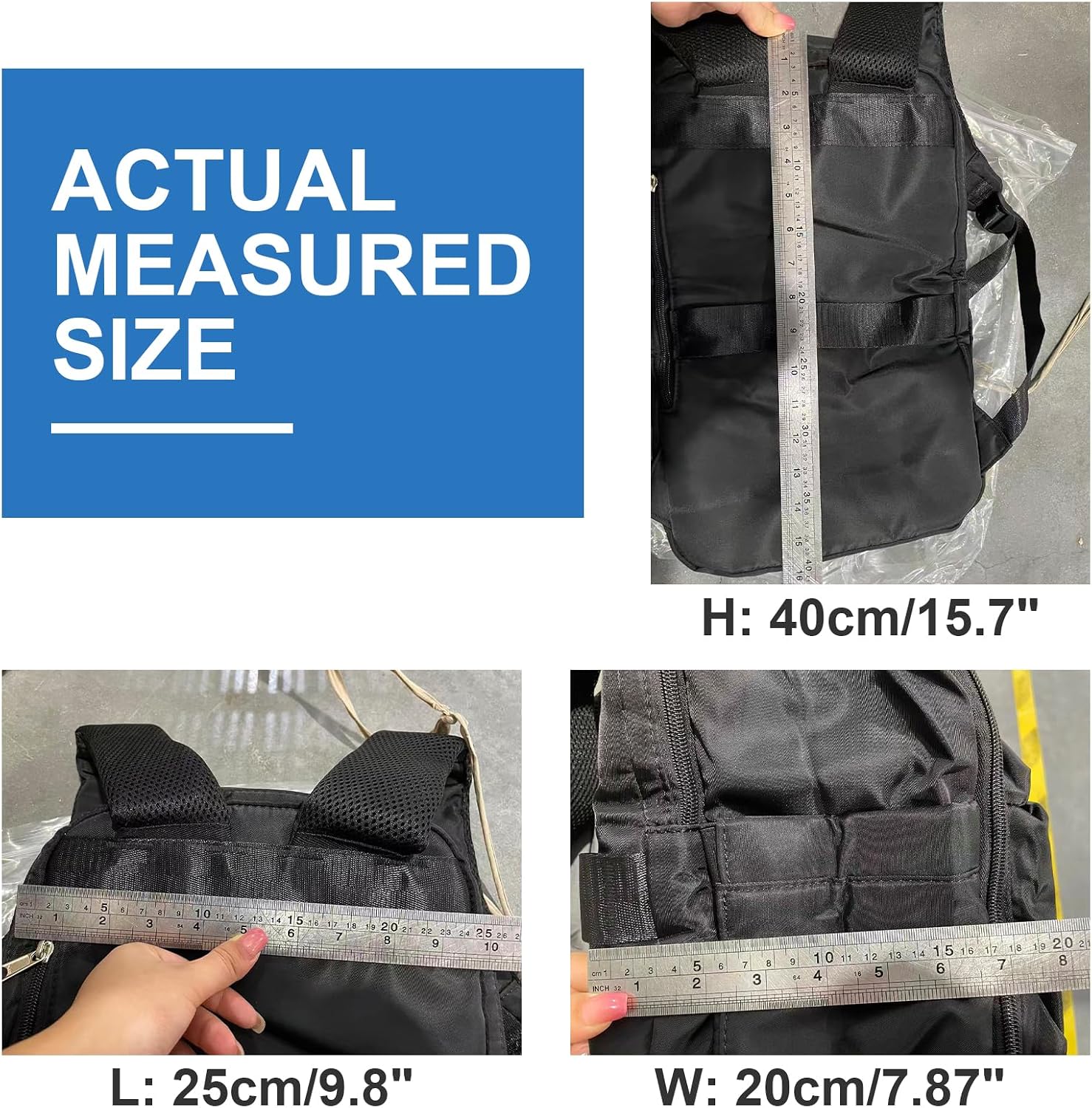 Plecak Ryanair 40x20x25 cm 20 l czarny na laptopa 14 cali podróżny 9 1e41ee46ad8ebfd03ef4584bcf35cb0e