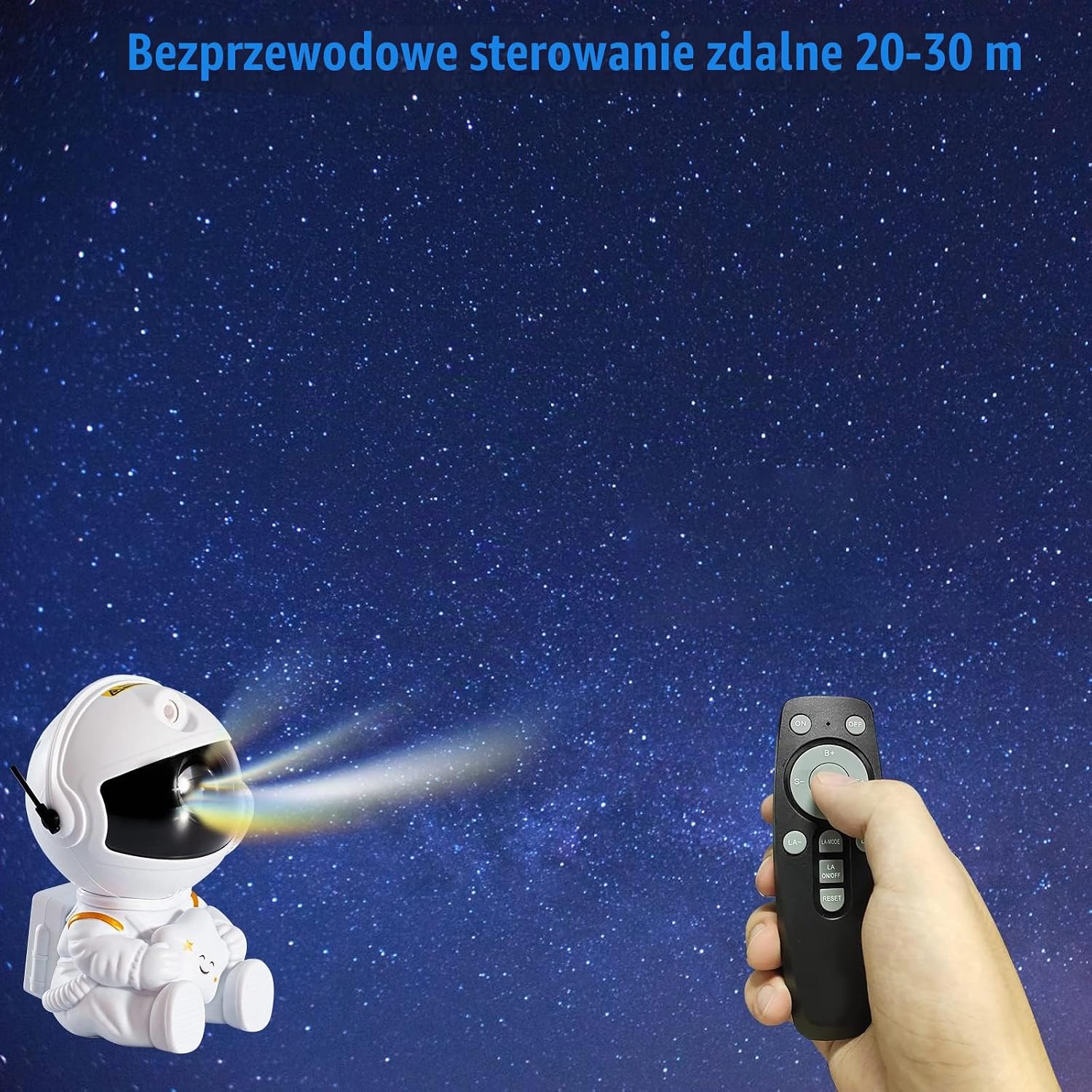 Projektor Galaxy Star Astronautów LED Timer dla dzieci Starry Sky Dziecięcy 8 9b0bb1f9647e4d7005b06db1b2fe4537