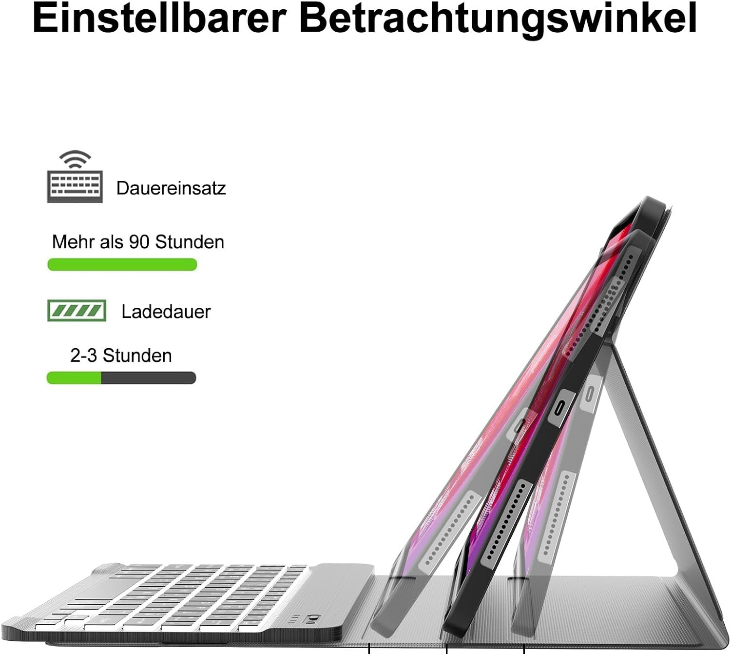 Etui z Klawiaturą Lenovo Tab P12 12,7" Bluetooth z Gładzikiem 5 6e4c6ae98d8ea529d1248f3386ead3f8