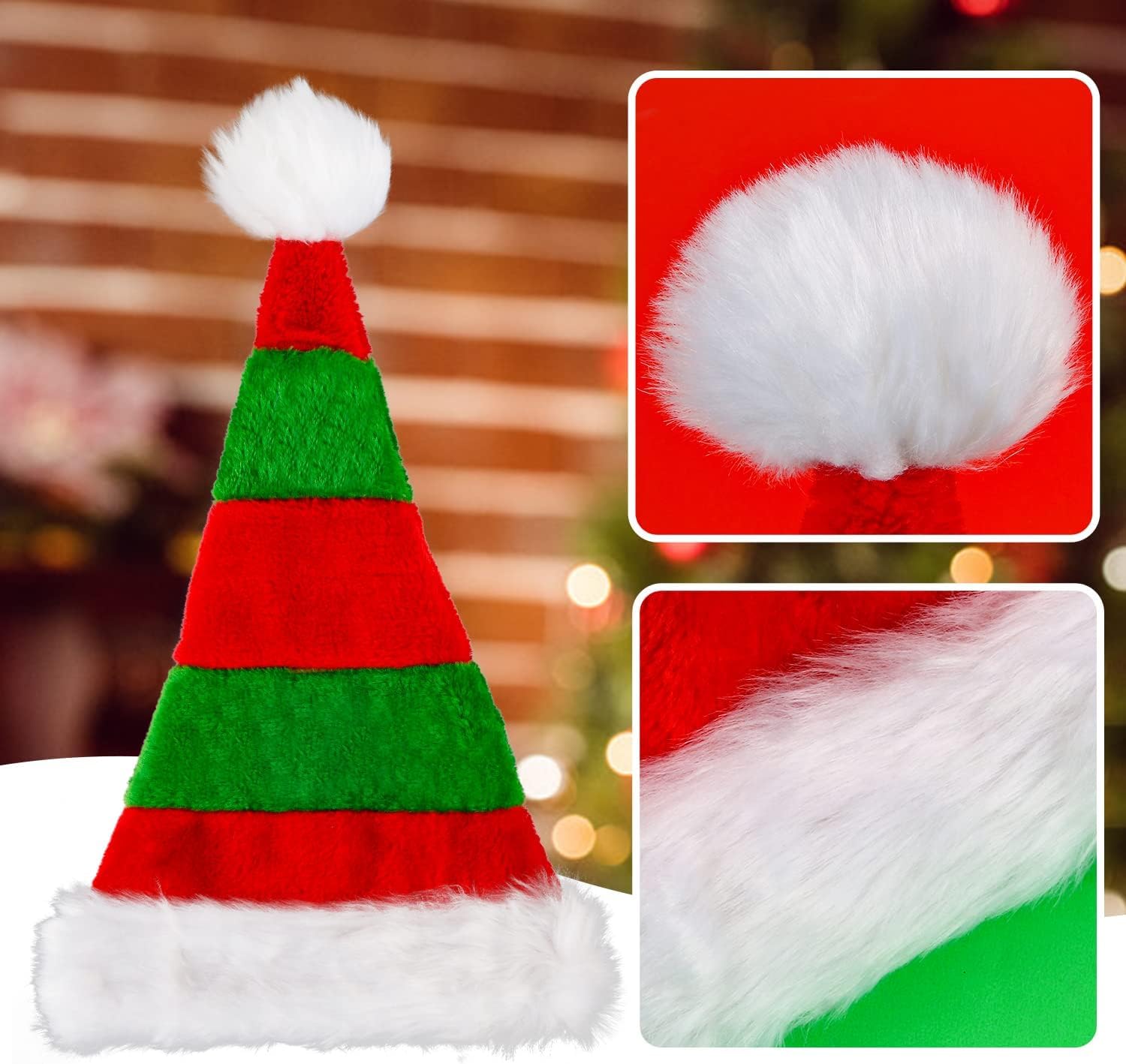 Czapka VEYLIN Mała 28x38 cm czerwona Mikołaja z białą krawędzią 5 099bb77174dd68b1f16325a3d518f26e