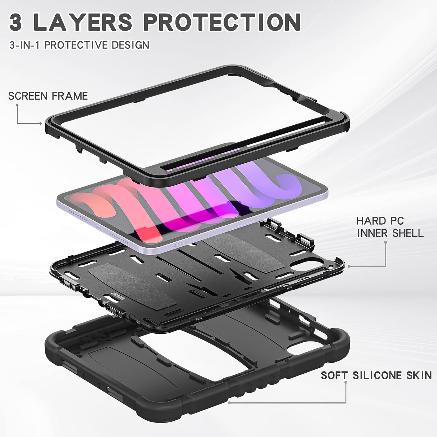 Etui Apple iPad 10.2 granatowy Anti-Drop wchłanianie wstrząsołów 7 5e9fe9d9d83a2a9bd259aebbeadb30a1