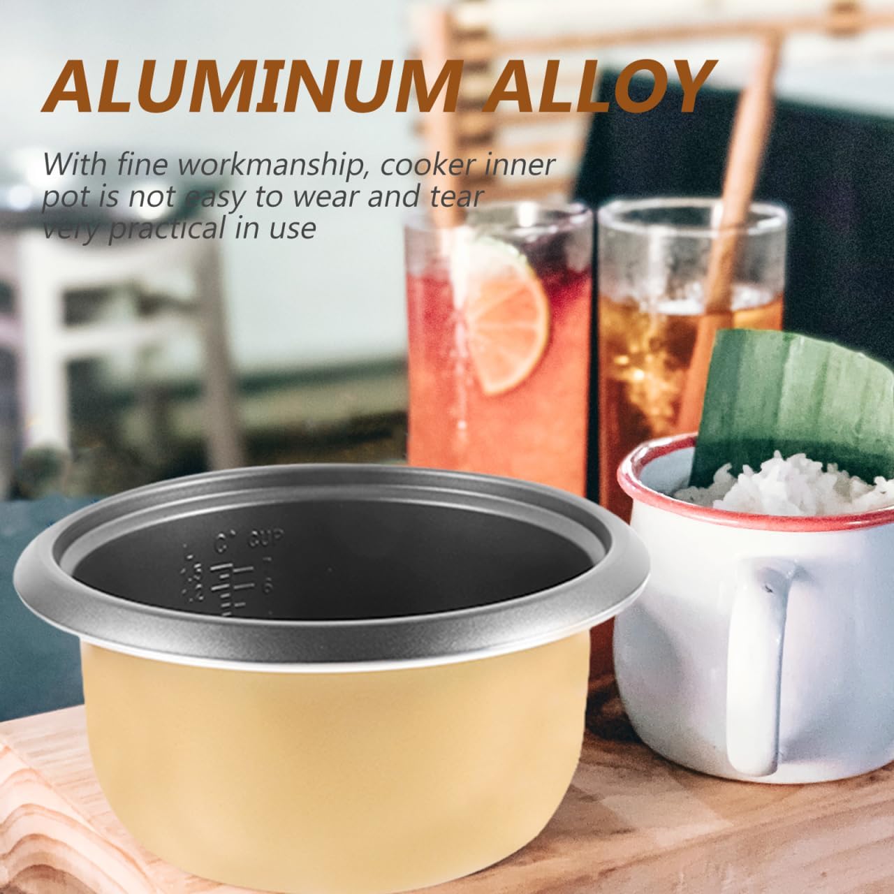 Szybkowar Homoyoyo garnek wymienny wytrzymały stop aluminium 1-8 l 7 1658fd4d873b6b7037424134498f5276
