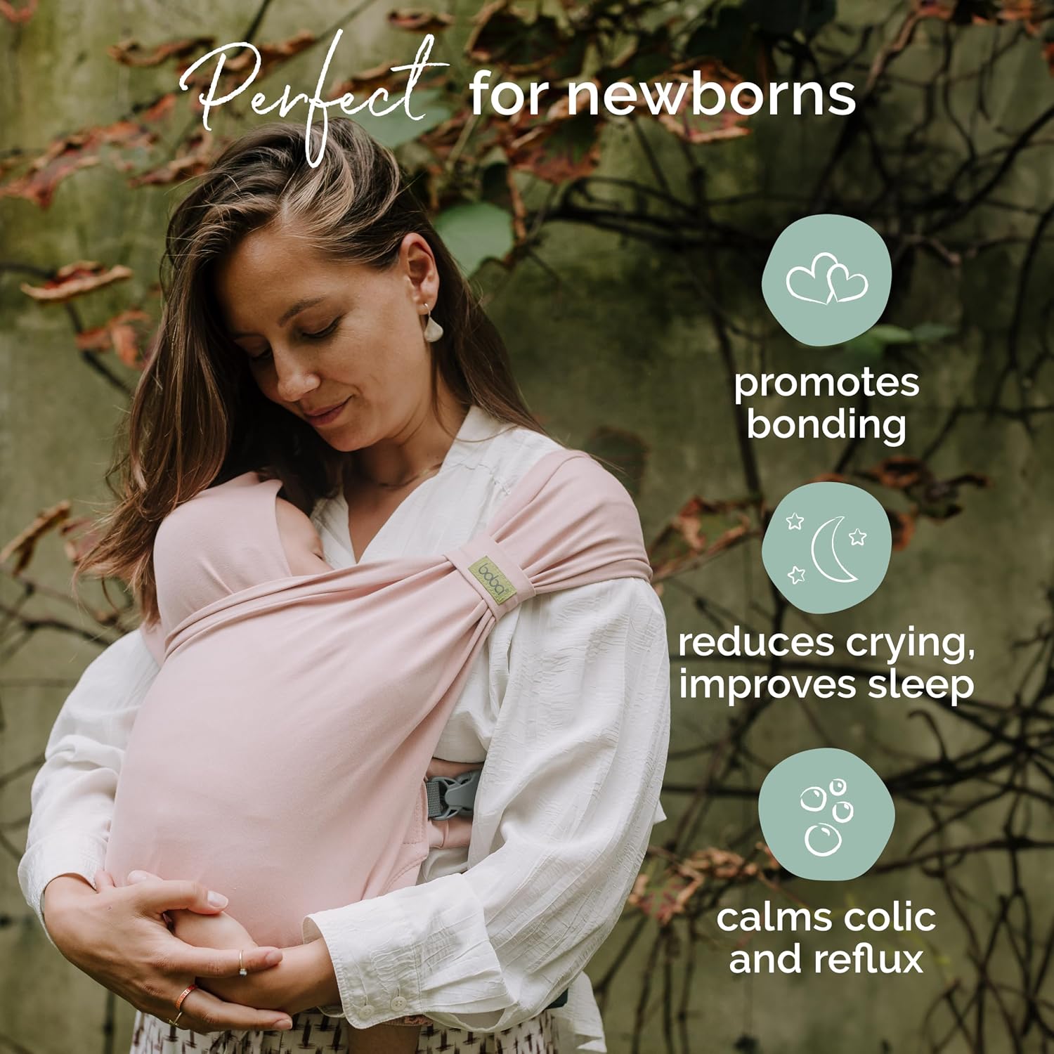 Nosidełko BOBA Bliss pudrowy róż ergonomiczne dla niemowląt i dzieci 3 efc1f382c5a2344f50021a9f7111c0a5