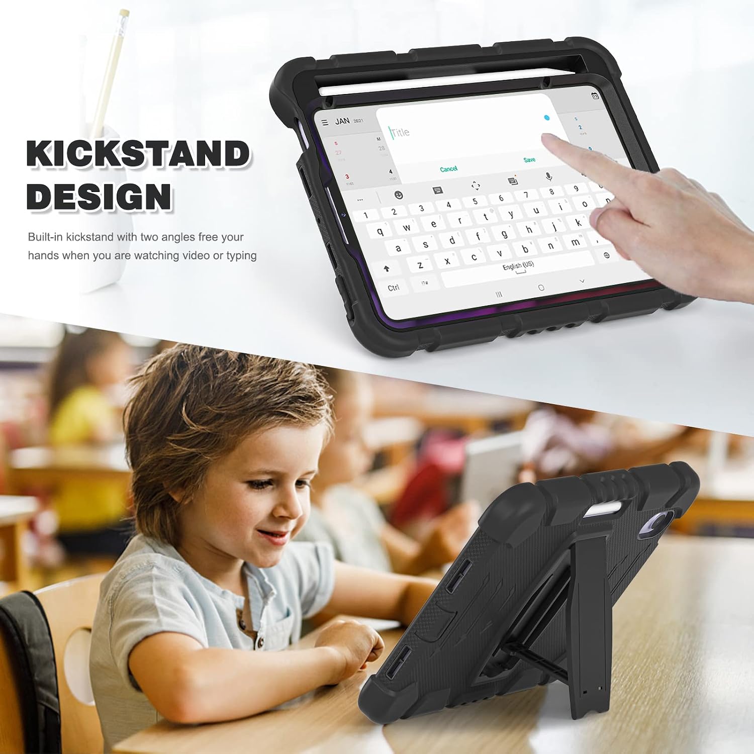 Etui Apple iPad 10.2 granatowy Anti-Drop wchłanianie wstrząsołów 5 b90b211beb997fed3e96d63d99738d3b