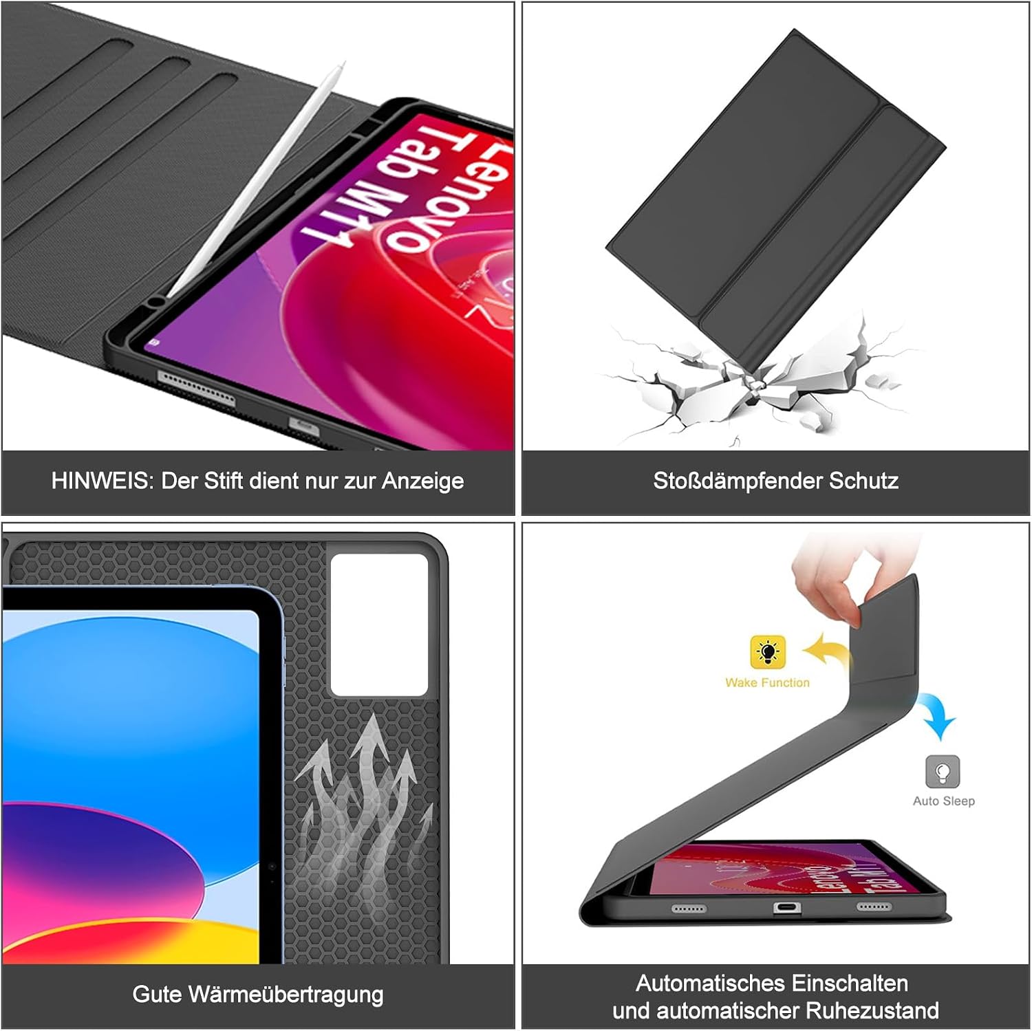 Etui z Klawiaturą Lenovo Tab P12 12,7" Bluetooth z Gładzikiem 4 22286cbc80a2050f2a83287d29c69ca5