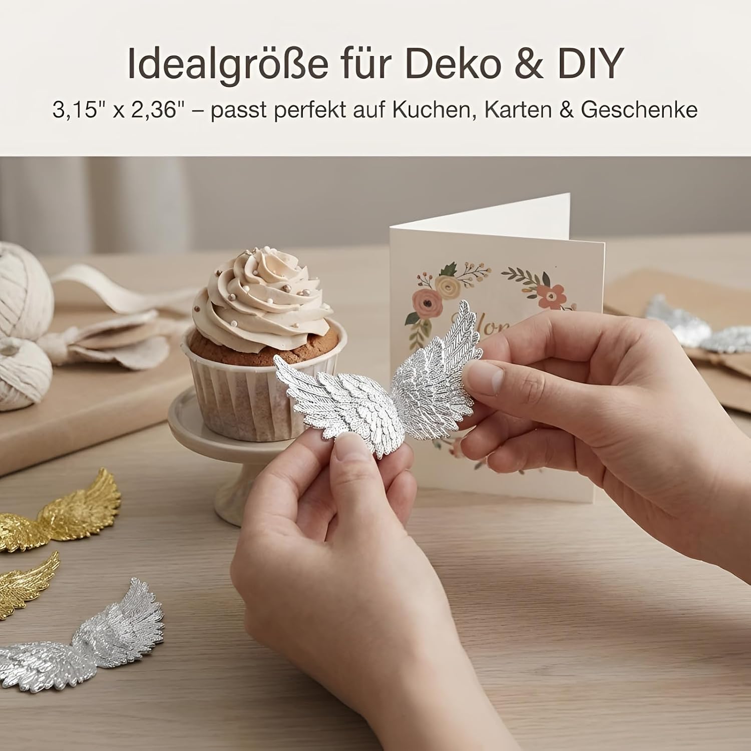 Skrzydła anioła PartyKindom 24-częściowe plastikowe do majsterkowania 10 d614b9a16822496108e9e9d932a90c43
