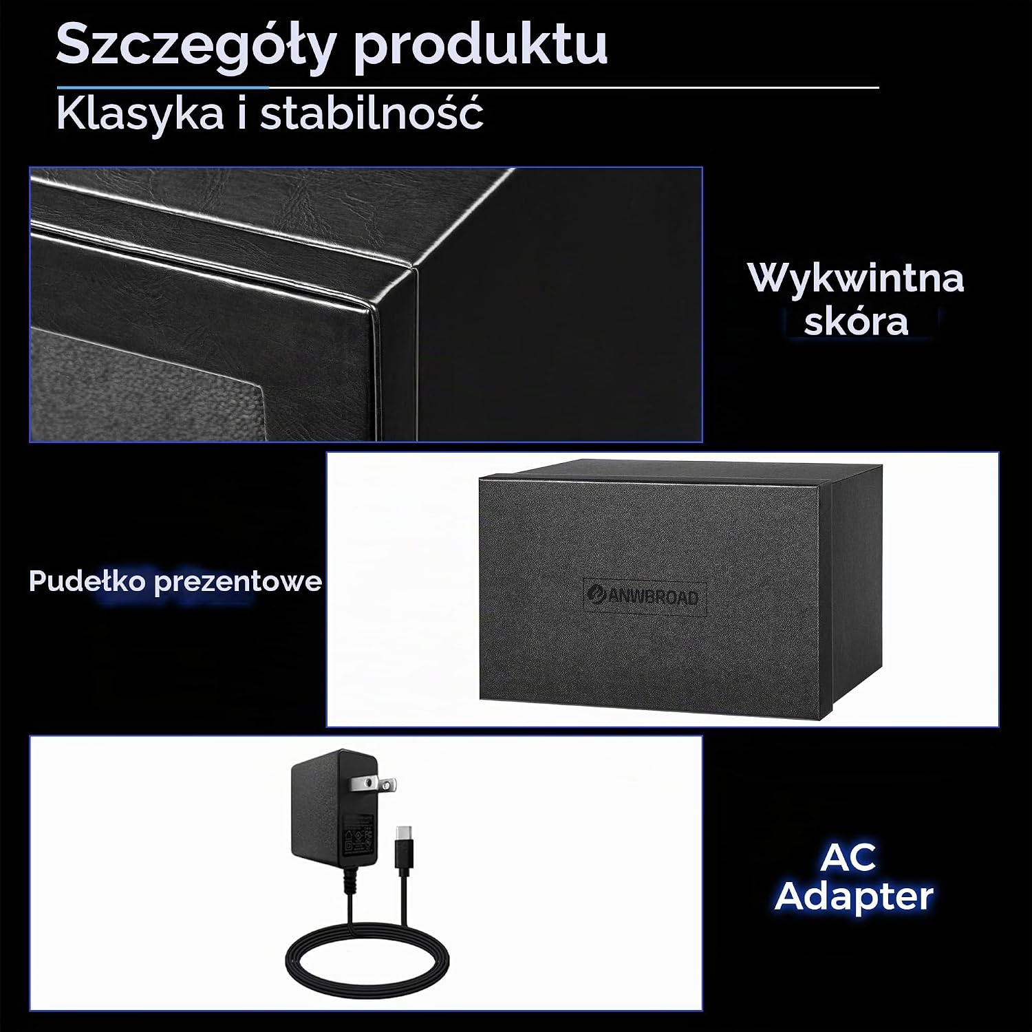 Nakręcarka do zegarków ANWBROAD G2995 kompaktowa bezszmerowa praca 7 935ae6a557cbec19a6bee21c99dcb618