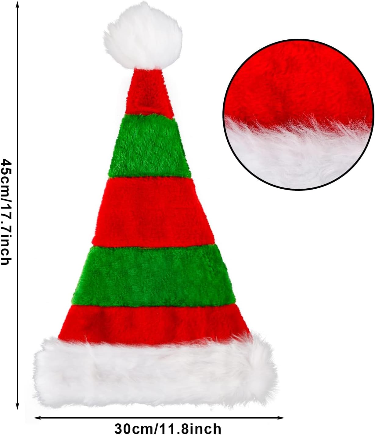 Czapka VEYLIN Mała 28x38 cm czerwona Mikołaja z białą krawędzią 3 51eb9c3d0bf8d3f065f230402b5610c9