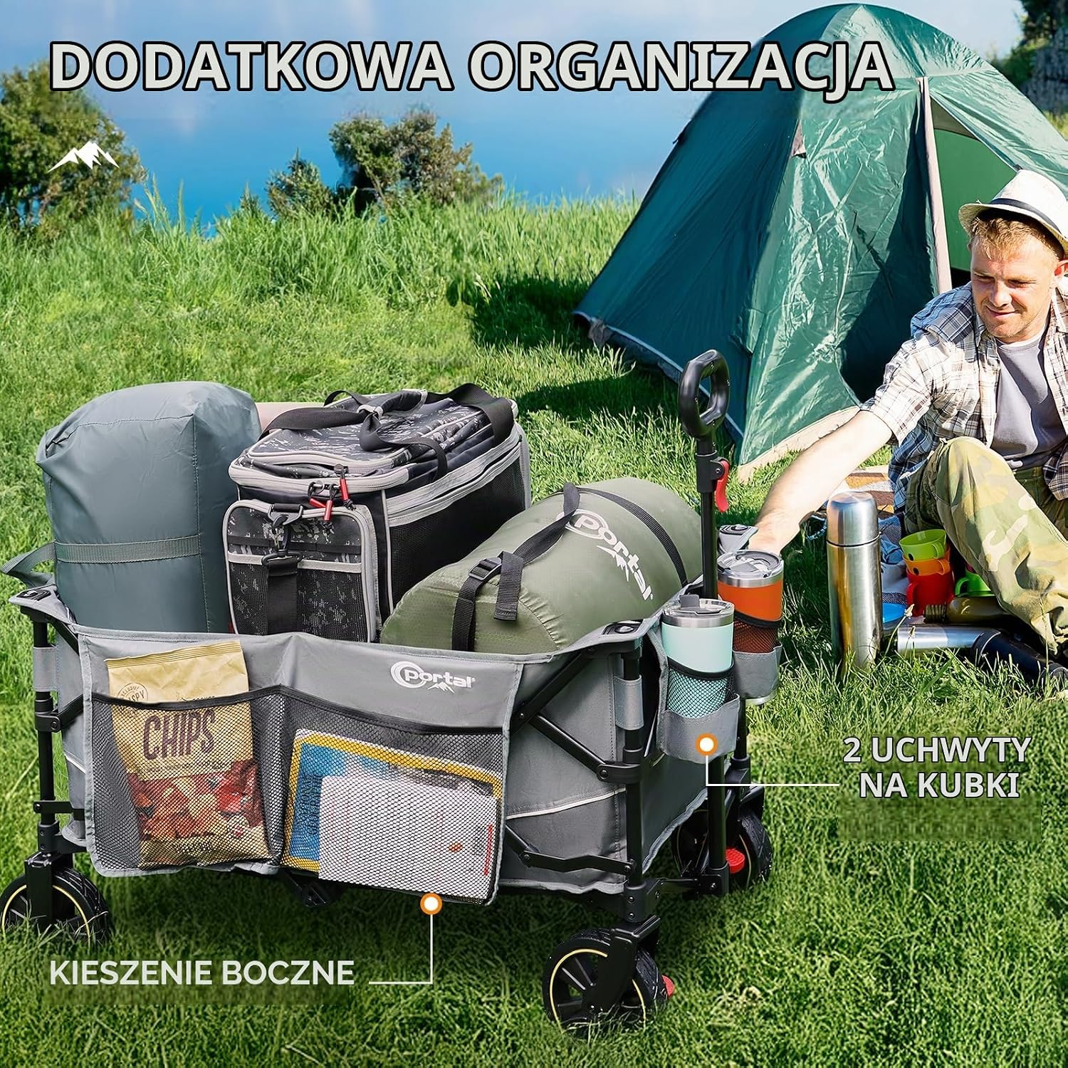 Wózek Portal 160 l pojemny i wytrzymały model dla wymagających klientów 3 289414f8154873ddca44f68dbbefea56