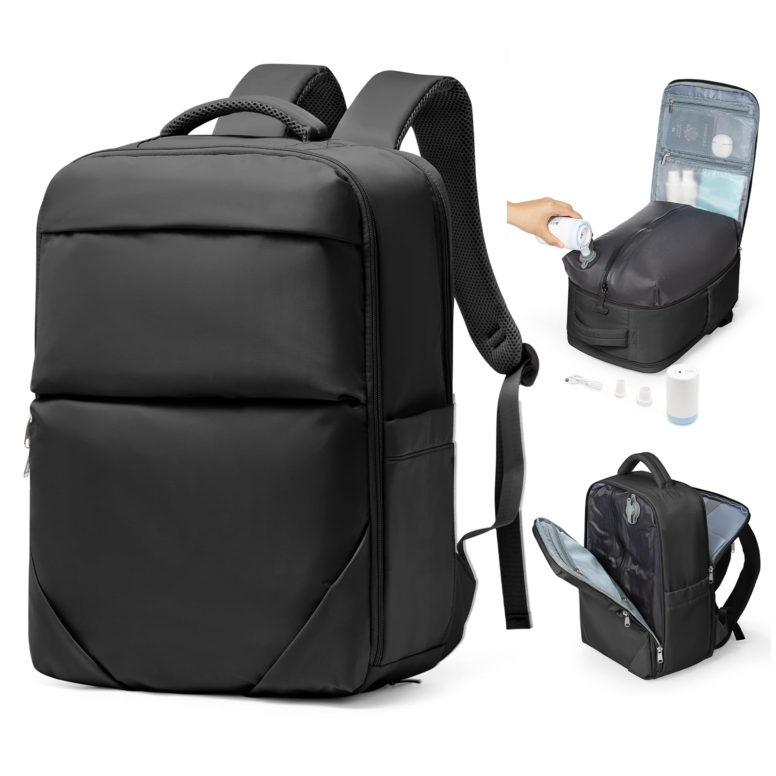 Plecak Ryanair 40x20x25 cm 20 l czarny na laptopa 14 cali podróżny 1 24cf8329d0714eb14437b3de7498abb4